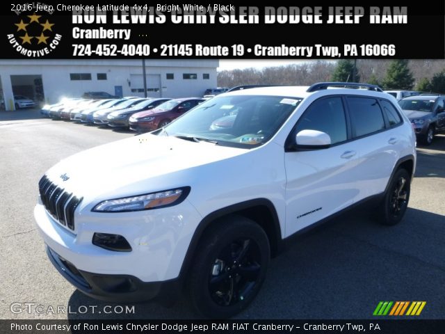2016 Jeep Cherokee Latitude 4x4 in Bright White