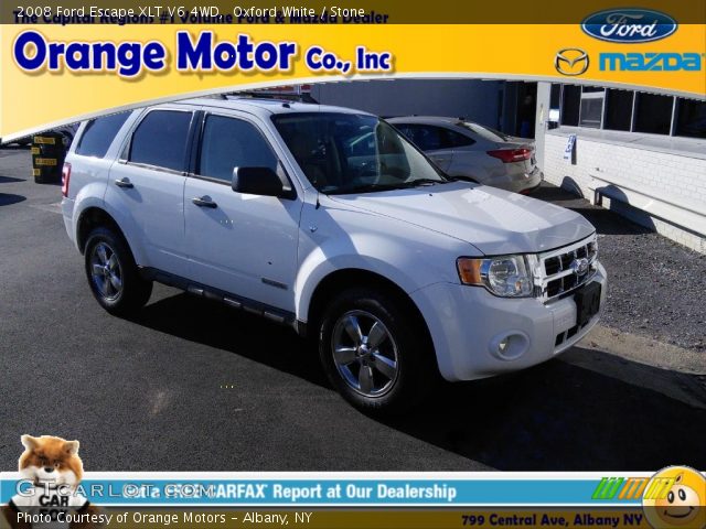 2008 Ford Escape XLT V6 4WD in Oxford White