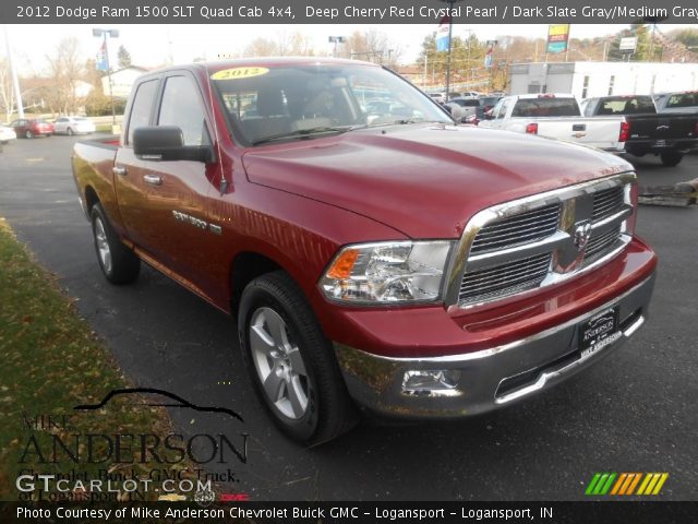 2012 Dodge Ram 1500 SLT Quad Cab 4x4 in Deep Cherry Red Crystal Pearl