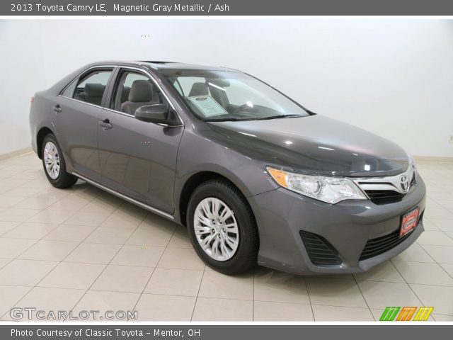 2013 Toyota Camry LE in Magnetic Gray Metallic
