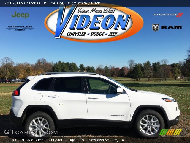 2016 Jeep Cherokee Latitude 4x4 in Bright White