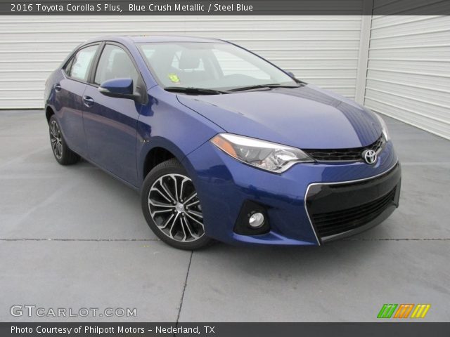 2016 Toyota Corolla S Plus in Blue Crush Metallic