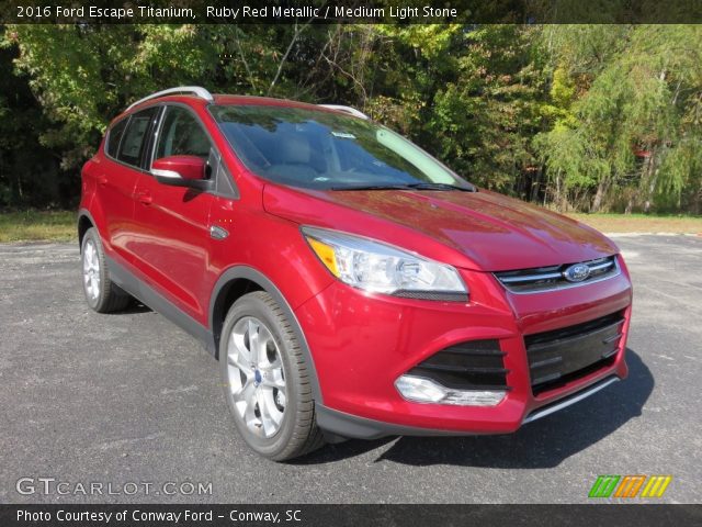 2016 Ford Escape Titanium in Ruby Red Metallic