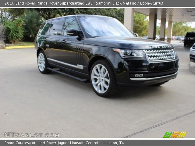 2016 Land Rover Range Rover Supercharged LWB in Santorini Black Metallic