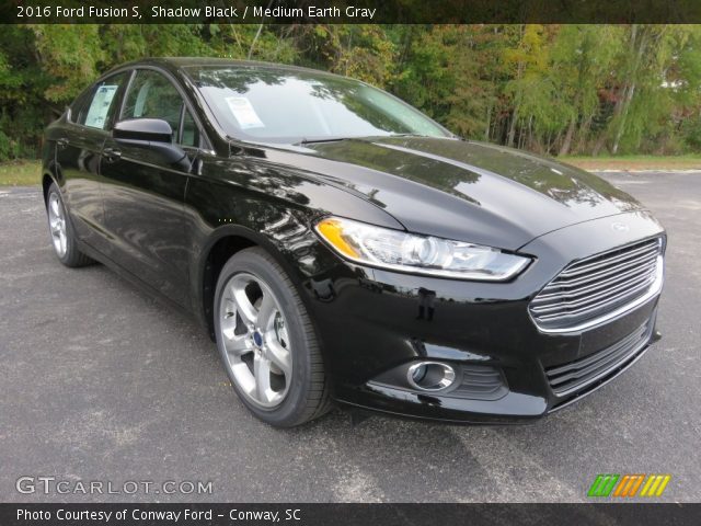 2016 Ford Fusion S in Shadow Black