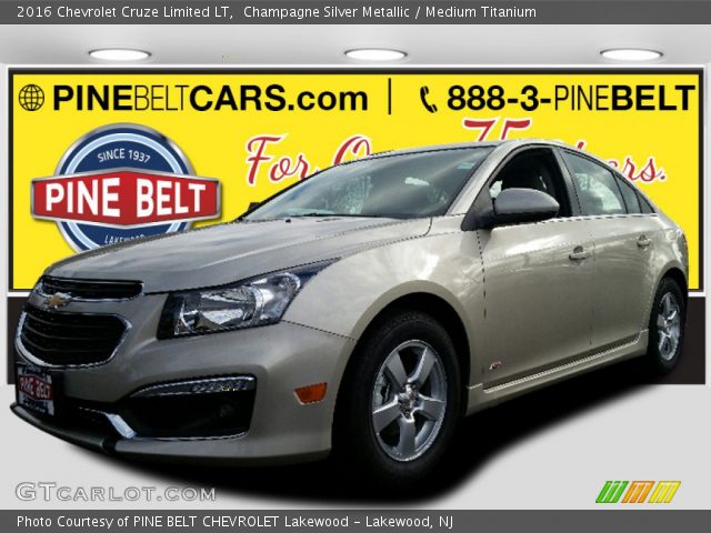 2016 Chevrolet Cruze Limited LT in Champagne Silver Metallic