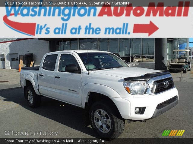 2013 Toyota Tacoma V6 SR5 Double Cab 4x4 in Super White