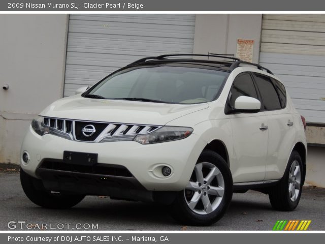 2009 Nissan Murano SL in Glacier Pearl