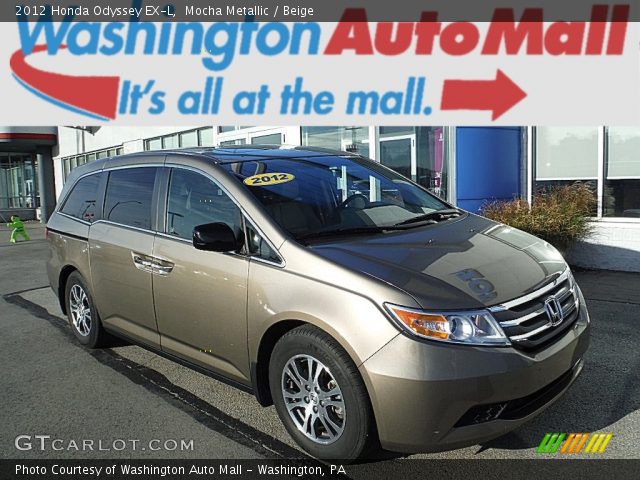 2012 Honda Odyssey EX-L in Mocha Metallic