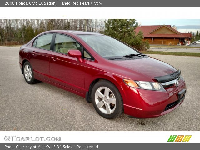 2008 Honda Civic EX Sedan in Tango Red Pearl