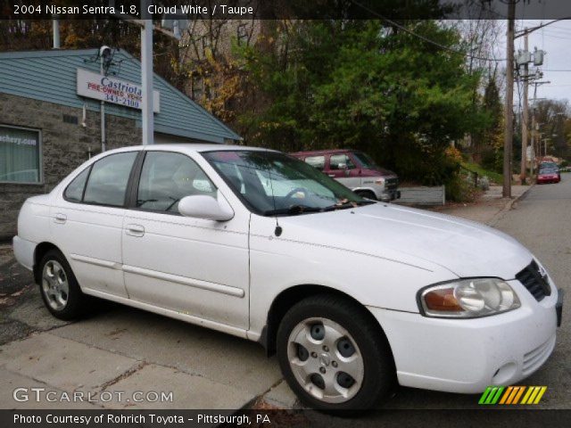 2004 Nissan Sentra 1.8 in Cloud White