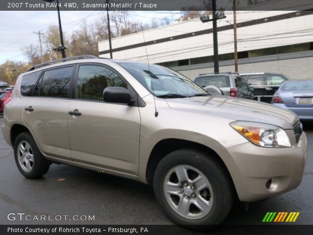 2007 Toyota RAV4 4WD in Savannah Metallic