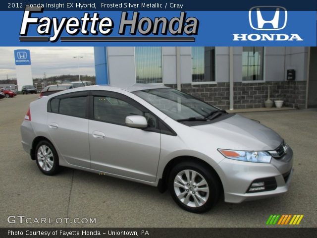 2012 Honda Insight EX Hybrid in Frosted Silver Metallic