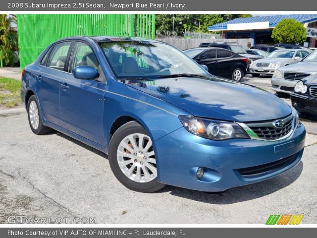 2008 Subaru Impreza 2.5i Sedan in Newport Blue Pearl