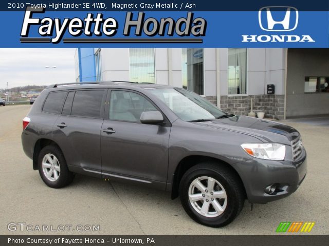 2010 Toyota Highlander SE 4WD in Magnetic Gray Metallic