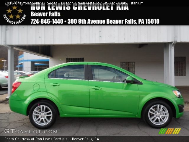 2016 Chevrolet Sonic LT Sedan in Dragon Green Metallic