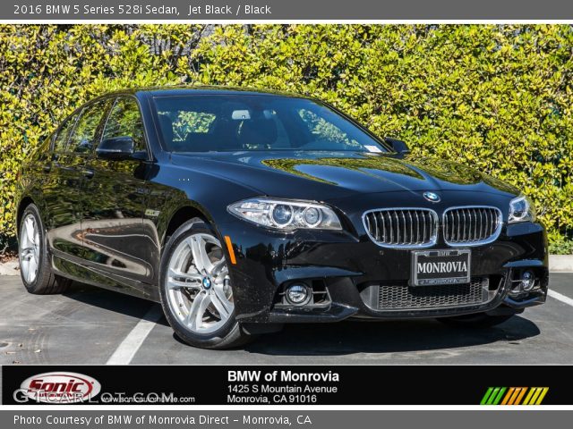 2016 BMW 5 Series 528i Sedan in Jet Black