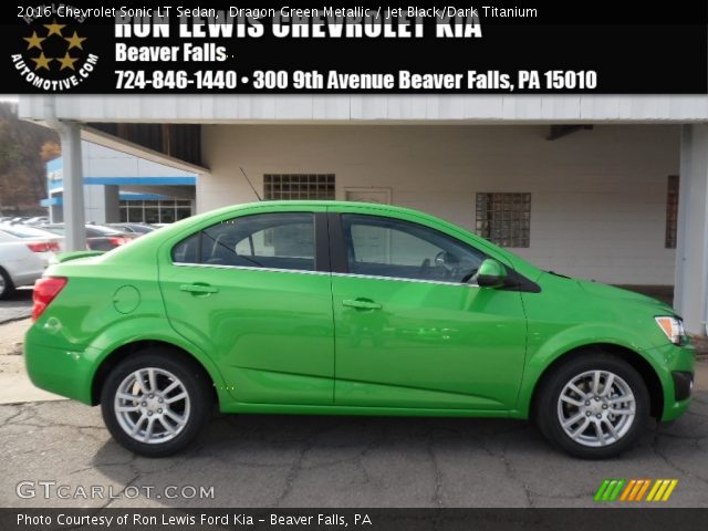 2016 Chevrolet Sonic LT Sedan in Dragon Green Metallic