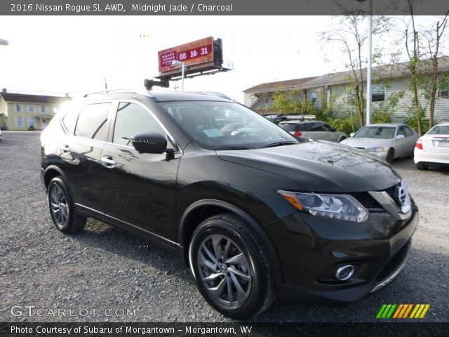 2016 Nissan Rogue SL AWD in Midnight Jade