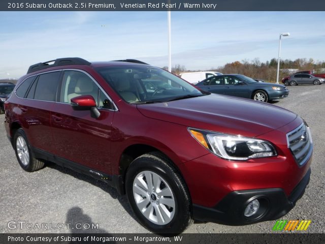 2016 Subaru Outback 2.5i Premium in Venetian Red Pearl