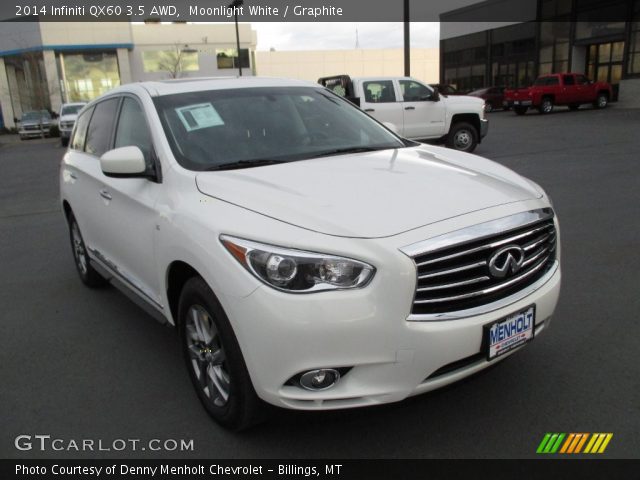 2014 Infiniti QX60 3.5 AWD in Moonlight White