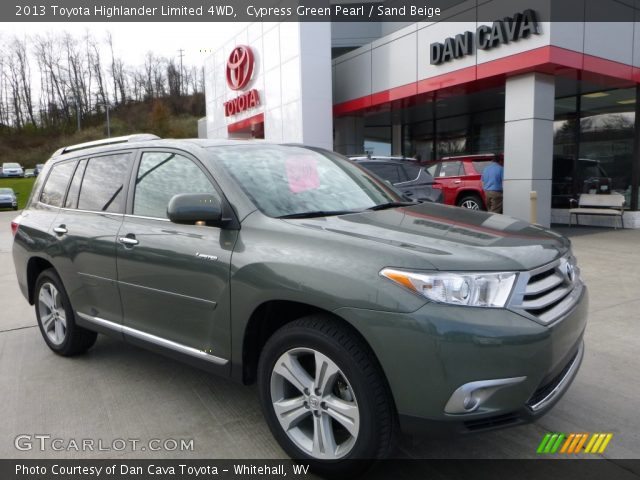 2013 Toyota Highlander Limited 4WD in Cypress Green Pearl