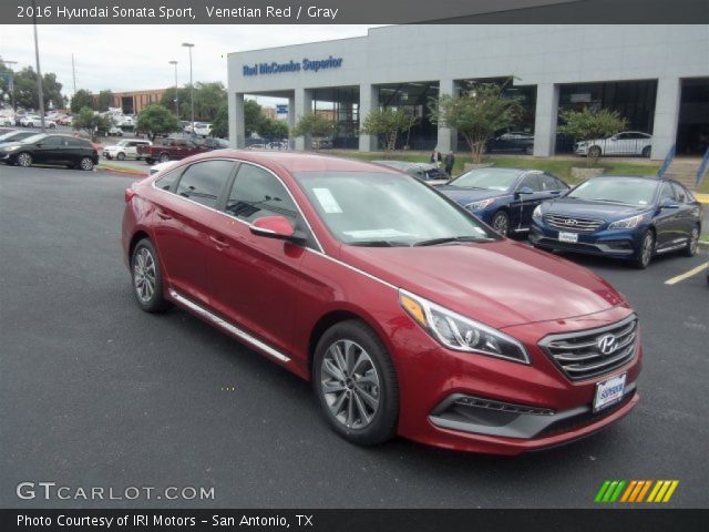 2016 Hyundai Sonata Sport in Venetian Red