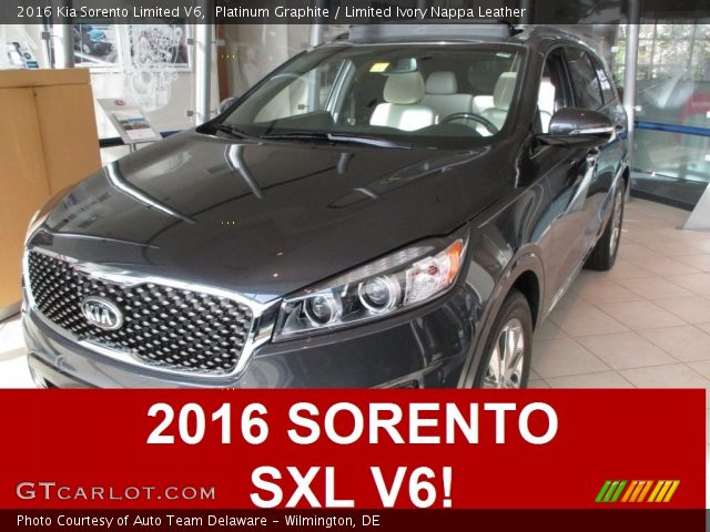 2016 Kia Sorento Limited V6 in Platinum Graphite