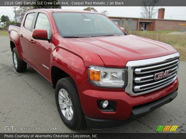 2016 GMC Canyon SLE Crew Cab 4x4 in Copper Red Metallic