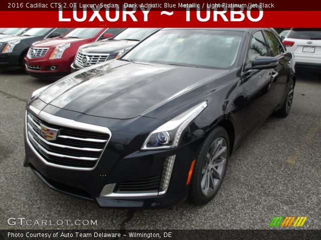 2016 Cadillac CTS 2.0T Luxury Sedan in Dark Adriatic Blue Metallic