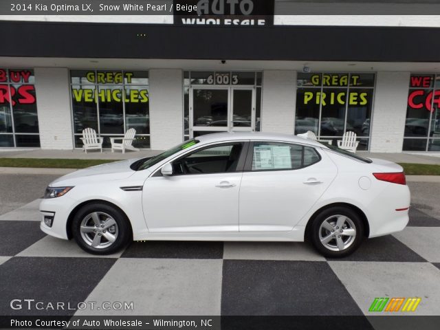 2014 Kia Optima LX in Snow White Pearl