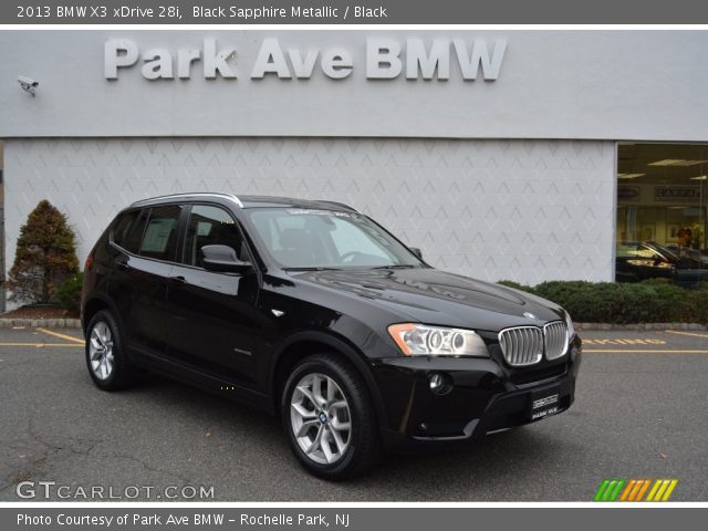 2013 BMW X3 xDrive 28i in Black Sapphire Metallic