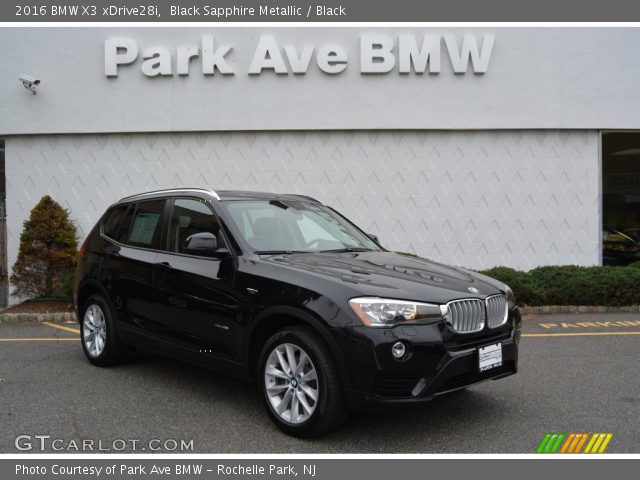 2016 BMW X3 xDrive28i in Black Sapphire Metallic