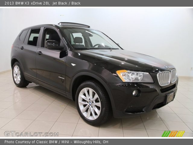 2013 BMW X3 xDrive 28i in Jet Black