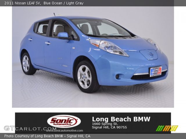 2011 Nissan LEAF SV in Blue Ocean