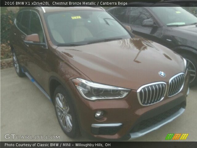 2016 BMW X1 xDrive28i in Chestnut Bronze Metallic