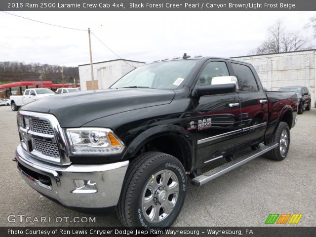 2016 Ram 2500 Laramie Crew Cab 4x4 in Black Forest Green Pearl