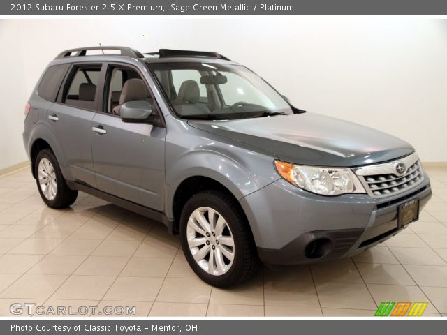 2012 Subaru Forester 2.5 X Premium in Sage Green Metallic
