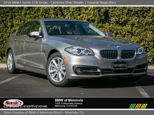 2016 BMW 5 Series 528i Sedan in Cashmere Silver Metallic