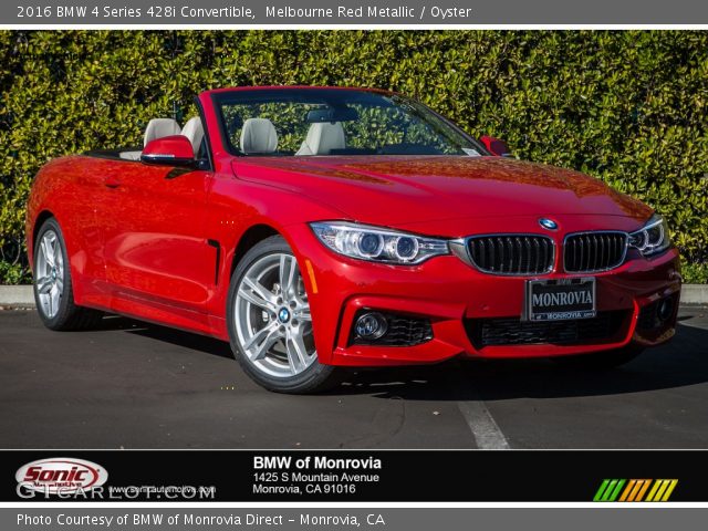 2016 BMW 4 Series 428i Convertible in Melbourne Red Metallic