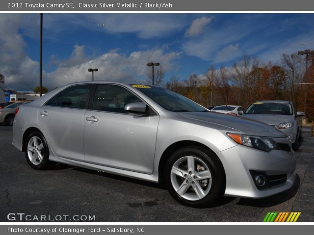 2012 Toyota Camry SE in Classic Silver Metallic