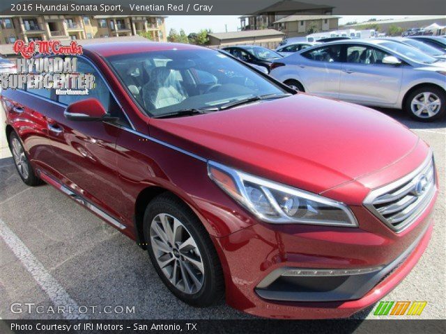 2016 Hyundai Sonata Sport in Venetian Red