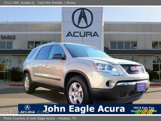 2011 GMC Acadia SL in Gold Mist Metallic