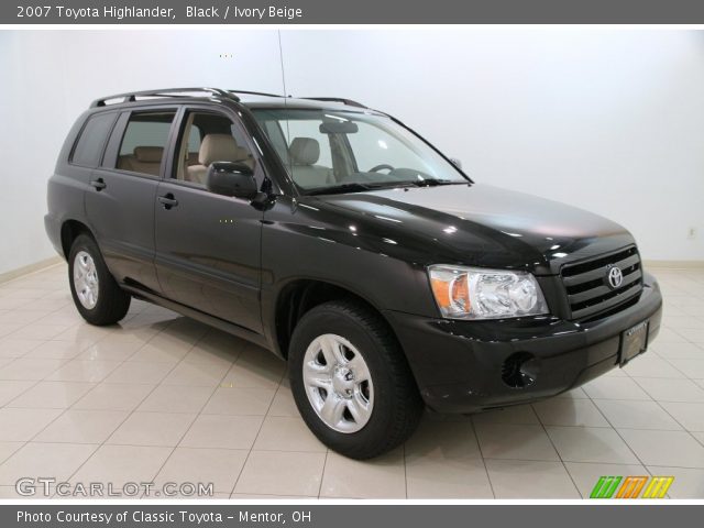 2007 Toyota Highlander  in Black