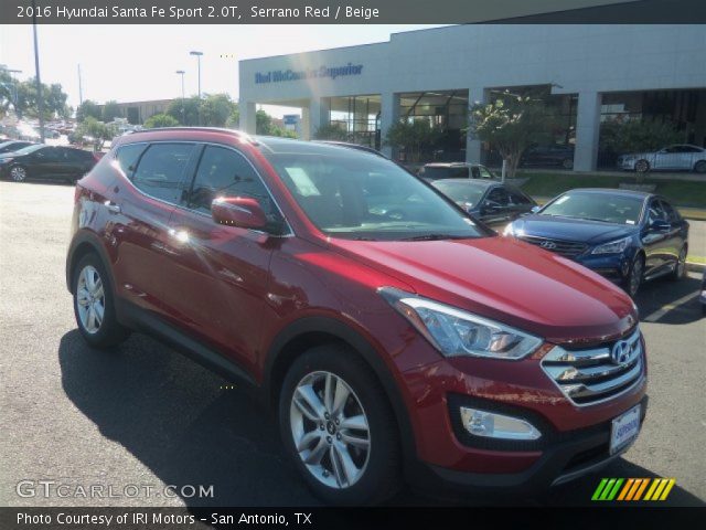 2016 Hyundai Santa Fe Sport 2.0T in Serrano Red