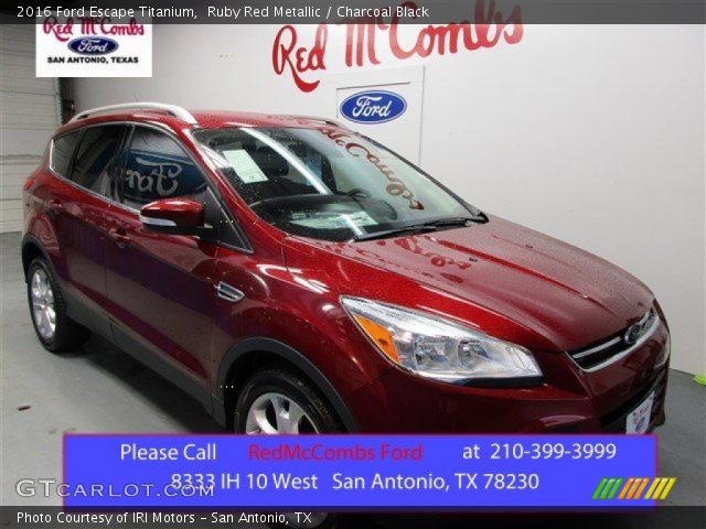 2016 Ford Escape Titanium in Ruby Red Metallic