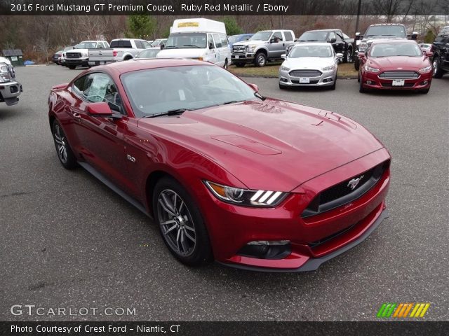 2016 Ford Mustang GT Premium Coupe in Ruby Red Metallic