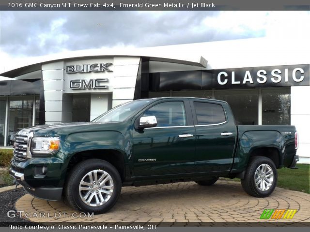 2016 GMC Canyon SLT Crew Cab 4x4 in Emerald Green Metallic