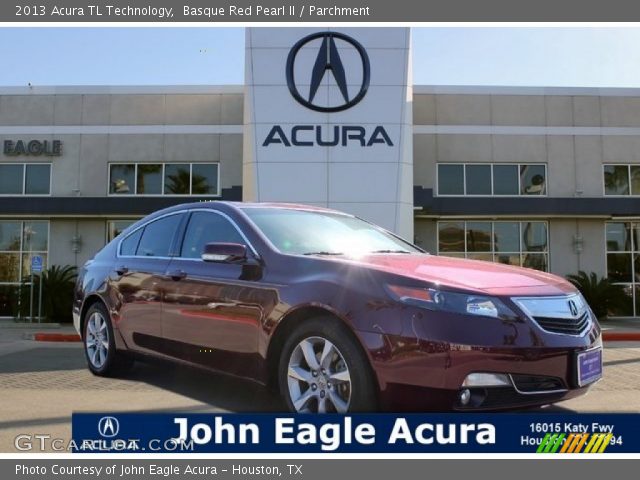2013 Acura TL Technology in Basque Red Pearl II
