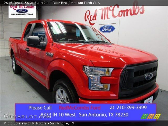2016 Ford F150 XL SuperCab in Race Red